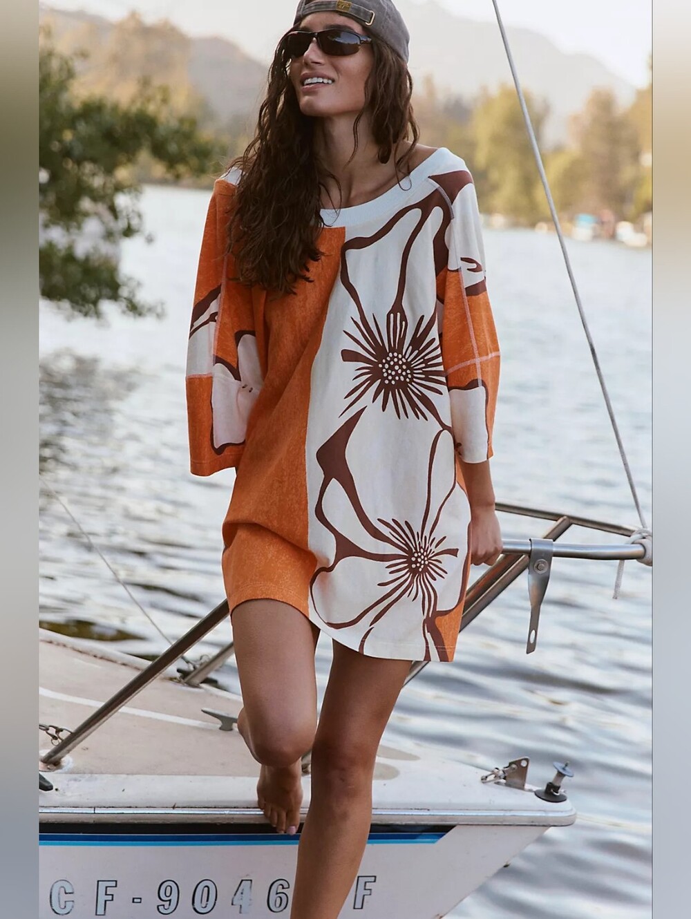 FP Movement Hot Shot Printed Reversible Top Size S